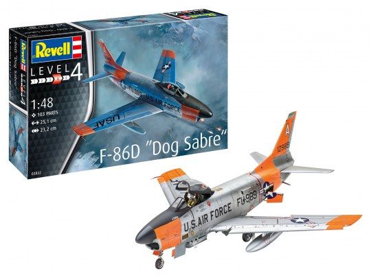 REVELL 1:48 F-86D DOG SABRE