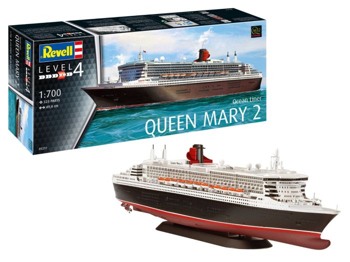 REVELL 1:700 QUEEN MARY 2