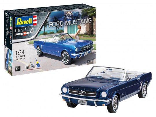 REVELL 1:24 FORD MUSTANG 60 YEARS