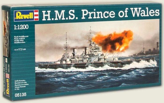 REVELL 1:1200 H.M.S PRINCE OF WALES