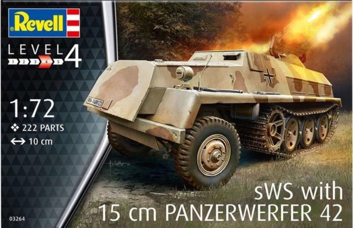 REVELL 1:72 SWS WITH 15 CM PANZER