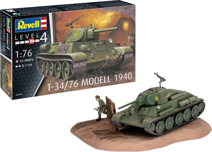 REVELL 1:76 T-34/76 MODELL 1940