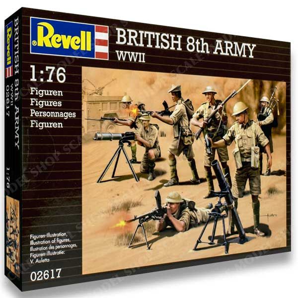 REVELL 1:76 BRITISH 8TH ARMY WWII