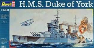 REVELL 1:1200 HMS DUKE OF YORK