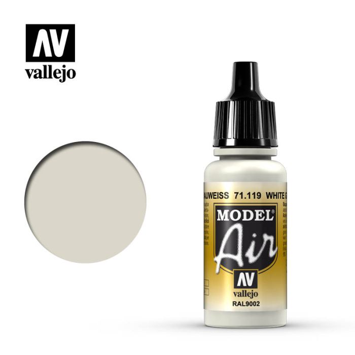 VALLEJO MODEL AIR 17 ML WHITE GREY
