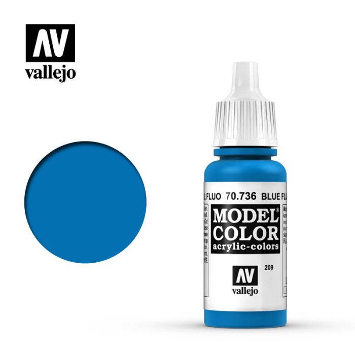 VALLEJO MODEL COLOR 17ML BLUE FLUO