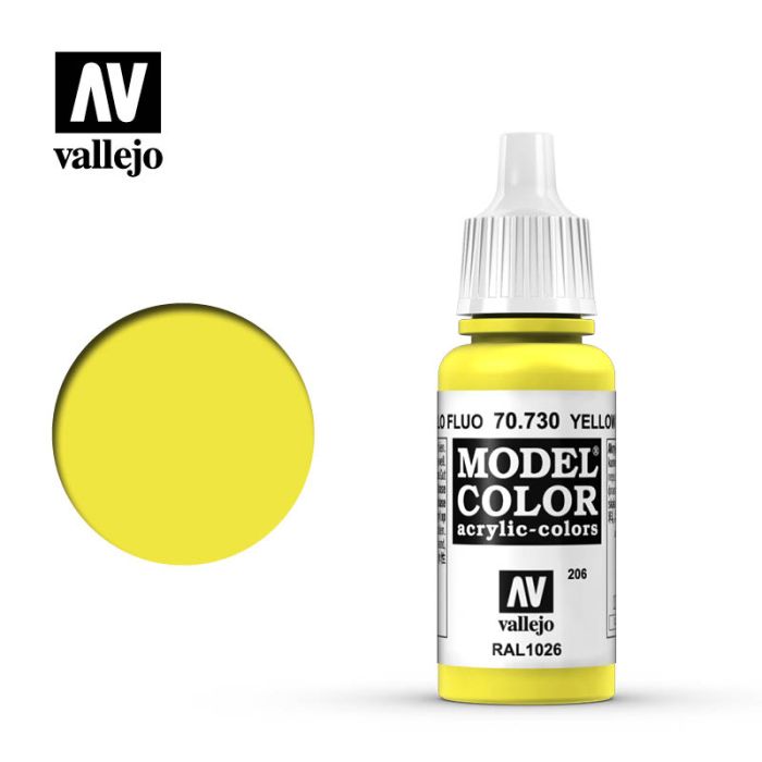 VALLEJO MODELCOLOR 17ML YELLOW FLUO