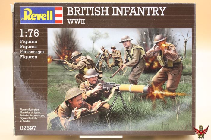 REVELL 1:76 BRITISH INFANTERY WWII