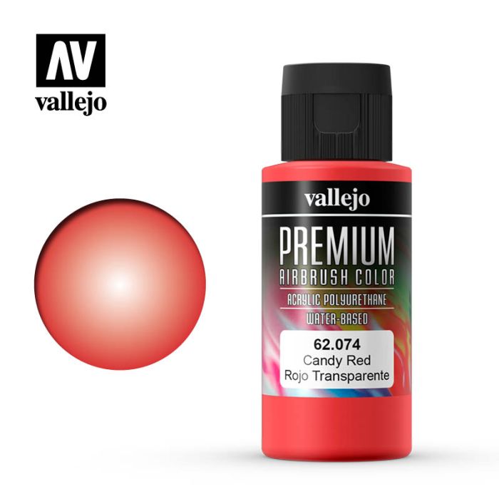 VALLEJO PREMIUM COL. CANDY RED 60ML