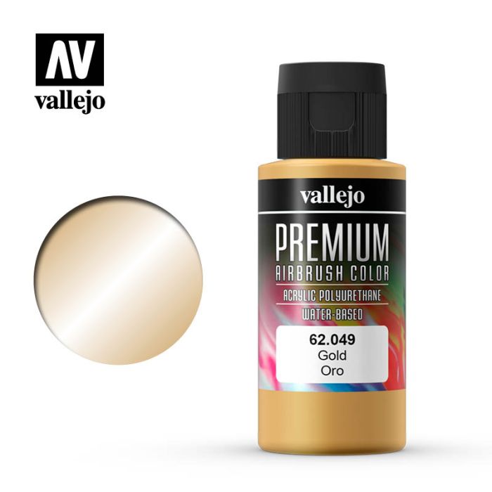 VALLEJO PREMIUM COLOR GOLD  60ML